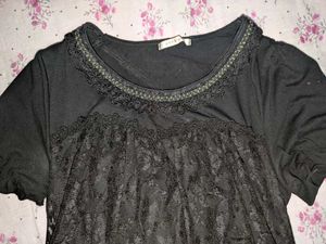 2000s Y2K GOTHIC TIEABLE TOP