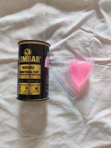 Reusable Menstrual Cup - (Medium) Size With Box Ul