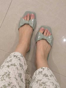 Cute Bow Slide Sandals