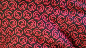 Elegant Rose Pattern Turtleneck Sweater