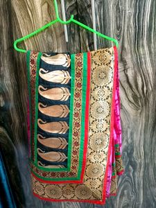 Multicolour Dual Saree
