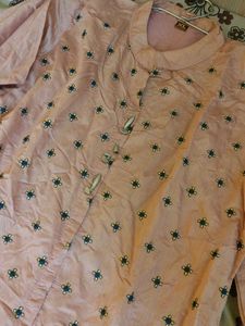 Elegant Embroidered Kurta