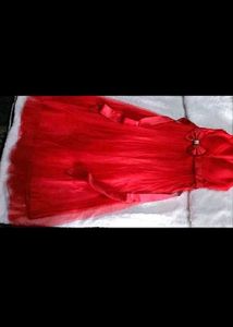 Red gown