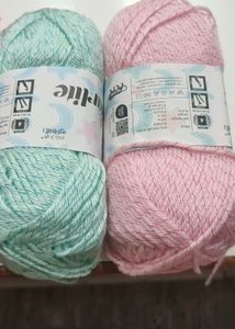 Bulk Yarnskeins - Red, Grey, Mint, Pink