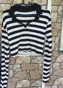 Black And White Stripped Top