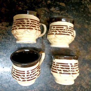 Indian art Tea Cups (Set of 4)