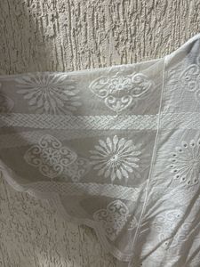 White Chikankari top