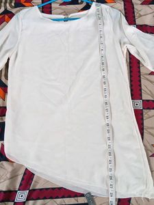 Elegant White Chiffon Top