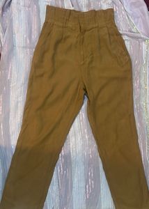 Women's Brown highwaist Formal Pants