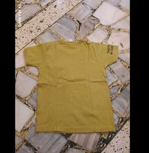 39. Yellow Graphic Print T-Shirt