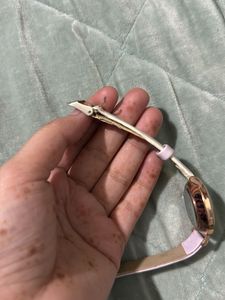 Cute Pink &amp; White Watch