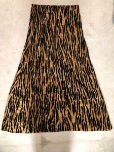 Animal Print Maxi Skirt