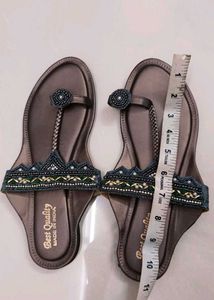 Embellished Flat Sandals