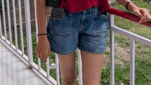 Classic Blue Denim Shorts