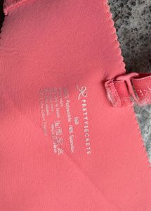 Comfortable Padded Coral Bra