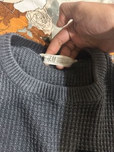 Stylish Gray Pullover Sweater for women