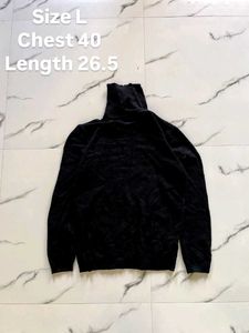Black Turtleneck Sweater