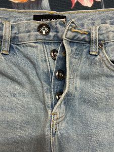Printed Mid Rise Denims