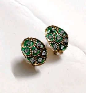 Vintage Green Earrings