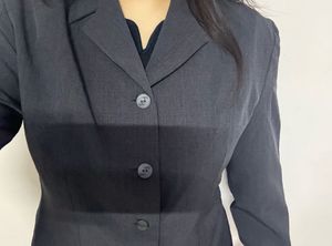 women Classic Navy Blue Blazer