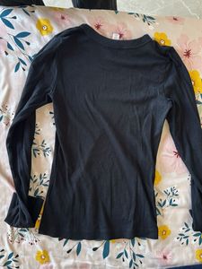 Classic Black Long Sleeve Top