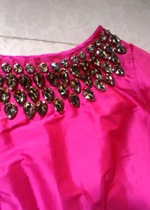 Party Wear, Gown, Size -L, Wear One Time