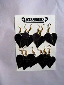 Chic Heart Earrings Set