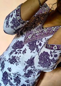 Beautiful Floral Print Kurta