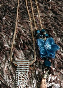 Boho Flower Tassel Pendant Necklace