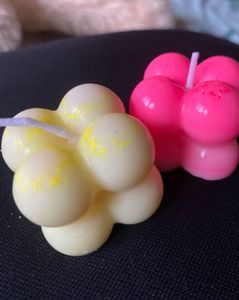 Bubble Candle Set Of 4