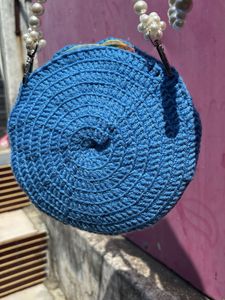 Handmade Crochet rose Bag