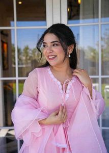 Beautiful Pink Kurta Set with Dupatta
