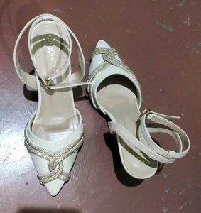 Elegant Rhinestone Embellished Heels