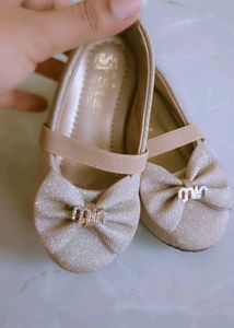 Sparkling Bow Ballet Flats