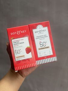 combo of Dot & Key Tinted sunscreen