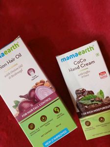 Mamaearth Onion Hair Oil &amp; Coco Hand Cream Set