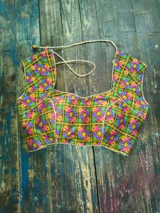 Vibrant Embroidered Blouse