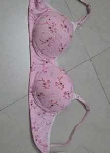 Cute Pink Floral Bra &amp; Panty Set