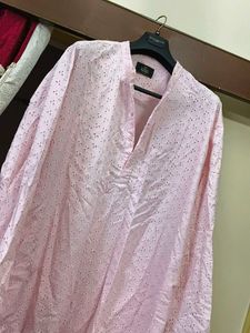 Chic Eyelet Cotton Kurta