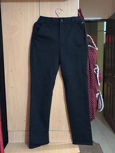 Black Straight Leg Pants