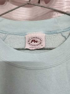 Europe Design Light Blue Sweatshirt