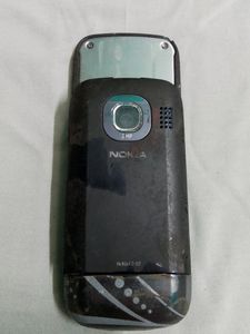 Used Nokia Sliding Keypad Mobile Phone. No Battery. Long Time No Used.