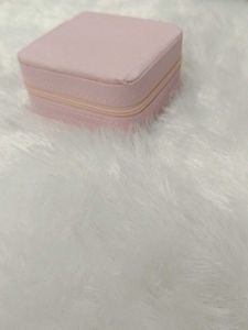 Cute Pink Travel Jewelry Organizer Box