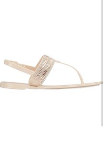 🇨🇦 ALDO Rhinestone Embellished Thong Sandals