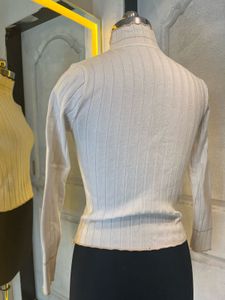 Ribbed Turtleneck Sweater