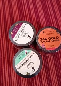 Pilgrim Face Cream & Mask Set & moisturizer