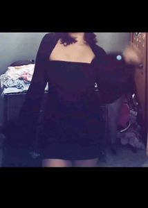Black Batwing Sleeve Top