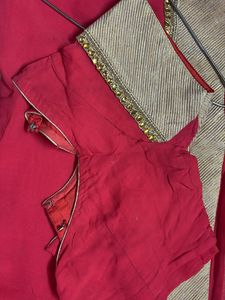 Pink saree for festivals