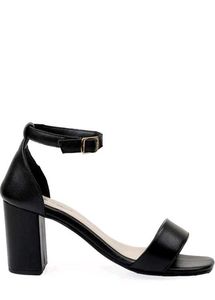 Black Suede Platform Heels