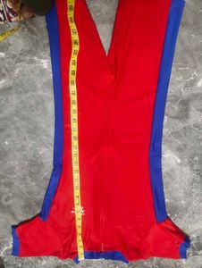 Retro Red &amp; Blue One-Piece Swimsuit